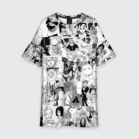 Детское платье 3D с принтом Семь смертных грехов в Санкт-Петербурге, 100% полиэстер | прямой силуэт, чуть расширенный к низу. Круглая горловина, на рукавах — воланы | nanatsu no taizai | аниме | бан | гаутер | грехи | диана | кинг | манга | мелиодас | мерлин | эсканор