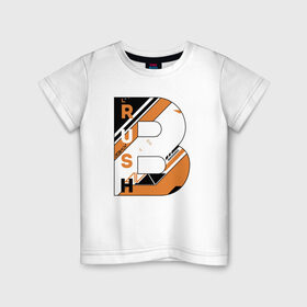 Детская футболка хлопок с принтом RUSH B в Санкт-Петербурге, 100% хлопок | круглый вырез горловины, полуприлегающий силуэт, длина до линии бедер | 16 | azimov | b | counterstrike | csgo | global offensive | memes | rush | skin | source | азимов | б | ксго | раш | скин