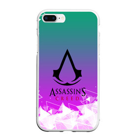 Чехол для iPhone 7Plus/8 Plus матовый с принтом Assassin’s Creed в Санкт-Петербурге, Силикон | Область печати: задняя сторона чехла, без боковых панелей | Тематика изображения на принте: black flag | brotherhood | chronicles | creed | game | origins | revelations | rogue | syndicate | unity | valhalla | альтаир | ассасин | игры | кинжал | пираты