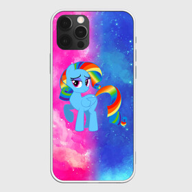 Чехол для iPhone 12 Pro Max с принтом Радуга Дэш в Санкт-Петербурге, Силикон |  | Тематика изображения на принте: baby | girl | horse | kawaii | luna | my little pony | princess | rainbow | rainbow dash | девочкам | девочки | детям | единорог | животные | кавайный | конь | лошадь | луна | малыш | облака | пегас | пинки пай | пони | радуга дэш