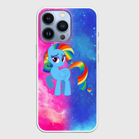 Чехол для iPhone 13 Pro с принтом Радуга Дэш в Санкт-Петербурге,  |  | baby | girl | horse | kawaii | luna | my little pony | princess | rainbow | rainbow dash | девочкам | девочки | детям | единорог | животные | кавайный | конь | лошадь | луна | малыш | облака | пегас | пинки пай | пони | радуга дэш