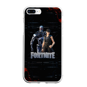 Чехол для iPhone 7Plus/8 Plus матовый с принтом Fortnite - Terminator в Санкт-Петербурге, Силикон | Область печати: задняя сторона чехла, без боковых панелей | Тематика изображения на принте: chapter 2 | fortnite | fortnite 3 | fortnite terminator | sarah connor and terminator 800 | t 800 | t 800 fortnite | сара коннор | скин t 800 | скин терминатора | терминатор | терминатор т 800 | фортнайт | фортнайт глава 2 | фортнайт тер