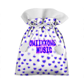 Подарочный 3D мешок с принтом OniixxOneMusic1 в Санкт-Петербурге, 100% полиэстер | Размер: 29*39 см | almas | music | neon | oniixxone | text