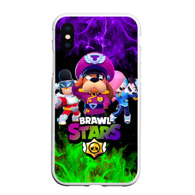 Чехол для iPhone XS Max матовый с принтом Brawl Stars the StarrForce в Санкт-Петербурге, Силикон | Область печати: задняя сторона чехла, без боковых панелей | Тематика изображения на принте: brawl | brawl ruffs | brawl stars | brawler | colette | colonel ruffs | leon | new brawler | ruffs | ruffus | space ox bull | starrforce | астробык булл | бравл | бравл гавс | бравл старс | бравлер | гавс | генерал пес | колетт | леон 