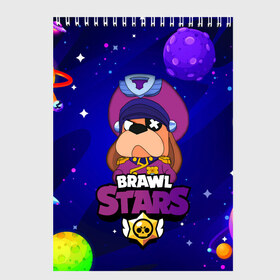 Скетчбук с принтом Brawl Stars - Генерал Гавс в Санкт-Петербурге, 100% бумага
 | 48 листов, плотность листов — 100 г/м2, плотность картонной обложки — 250 г/м2. Листы скреплены сверху удобной пружинной спиралью | 2020 | 2021 | brawl | colonel | dog | leon | ruffus | space | stars | бравл | браво | гавс | генерал | корабль | космический | космос | леон | лион | новые | новый | персонаж | персонажи | пес | планеты | собака | страс