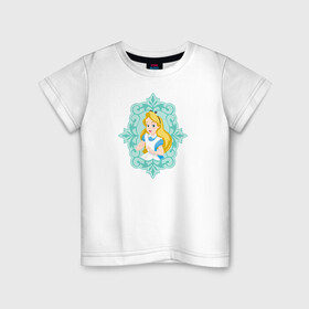 Детская футболка хлопок с принтом Алиса в Санкт-Петербурге, 100% хлопок | круглый вырез горловины, полуприлегающий силуэт, длина до линии бедер | alice | alice in wonderland | vdosadir | алиса | алиса в стране чудес