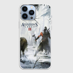 Чехол для iPhone 13 Pro Max с принтом Assassin’s Creed 3 в Санкт-Петербурге,  |  | black flag | brotherhood | chronicles | creed | game | origins | revelations | rogue | syndicate | unity | альтаир | ассасин | игры | кинжал | пираты