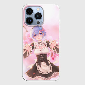 Чехол для iPhone 13 Pro с принтом Рем в Санкт-Петербурге,  |  | anime | re zero | re: zero kara hajimeru isekai seikatsu | re: жизнь с нуля в альтернативном мире | rem | демон | ре зеро | рем | рэм