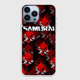 Чехол для iPhone 13 Pro Max с принтом SAMURAI KEANU REEVES ЛОГОТИП в Санкт-Петербурге,  |  | 2020 | cyberpunk 2077 | future | hack | keanu reeves | night city | samurai | sci fi | trauma team | киану ривз | киберпанк | киберпанк 2077 | логотип | роботы | самураи | фантастика