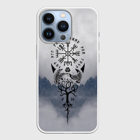 Чехол для iPhone 13 Pro с принтом русь в Санкт-Петербурге,  |  | Тематика изображения на принте: ethnic | folk | runes | slav | викинги | вороны | руны | русь | скандинавия | славяне | фолк | фольклор | этника | этно | язычество