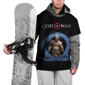 Накидка на куртку 3D с принтом God of War | Cratos в Санкт-Петербурге, 100% полиэстер |  | Тематика изображения на принте: cratos | god of war | omega | ps4 | xbox