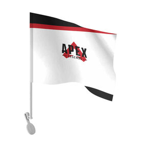 Флаг для автомобиля с принтом APEX LEGENDS в Санкт-Петербурге, 100% полиэстер | Размер: 30*21 см | apex | apex legends | battle | battle royal | bloodhound | titanfall | wraith | апекс | апекс легендс | батл | битва | война | королевская битва | легендс | рояль