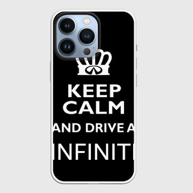 Чехол для iPhone 13 Pro с принтом Drive a INFINITI в Санкт-Петербурге,  |  | 35 | auto | car | fx35 | infinity | keep calm | qx80 | sport | авто | автомобиль | водитель | гонщик | инфинити | королевский | король | корона | лого | логотип | любитель | марка | машина | подарок | рейсер