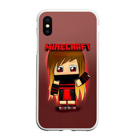 Чехол для iPhone XS Max матовый с принтом Minecraft в Санкт-Петербурге, Силикон | Область печати: задняя сторона чехла, без боковых панелей | minecraft | алекс | белый | блоки | ведьма | взрывчатка | визера | волк | гаст | добывать | дракон | зеленый куб | зомби | игра | крафт | крипер | кубики | лошадка | майн | майнкрафт | манкрафт | овечка | оцелот