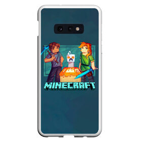 Чехол для Samsung S10E с принтом Minecraft в Санкт-Петербурге, Силикон | Область печати: задняя сторона чехла, без боковых панелей | minecraft | алекс | белый | блоки | ведьма | взрывчатка | визера | волк | гаст | добывать | дракон | зеленый куб | зомби | игра | крафт | крипер | кубики | лошадка | майн | майнкрафт | манкрафт | овечка | оцелот