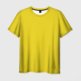 Мужская футболка 3D с принтом Жёлтый в Санкт-Петербурге, 100% полиэфир | прямой крой, круглый вырез горловины, длина до линии бедер | geometry | neon | texture | yellow | жёлтый | один тон | однотон | текстура