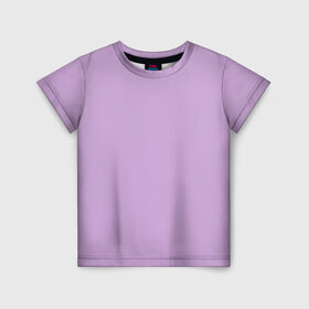 Детская футболка 3D с принтом Глициниевый цвет (без рисунка) в Санкт-Петербурге, 100% гипоаллергенный полиэфир | прямой крой, круглый вырез горловины, длина до линии бедер, чуть спущенное плечо, ткань немного тянется | глициниевый | однотонный | пурпурный | розовый | фиолетовый | цвет