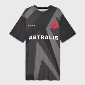 Платье-футболка 3D с принтом Astralis   Jersey Pro (2021 22 в Санкт-Петербурге,  |  | 0x000000123 | astralis | csgo | device | dupreeh | gla1ve | jersey | magisk | xyp9x | астралис | ксго | форма