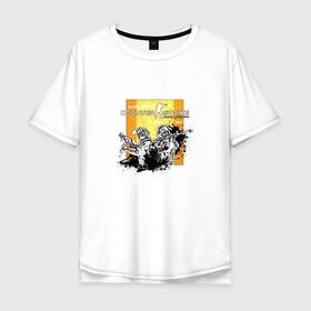 Мужская футболка хлопок Oversize с принтом CS GO в Санкт-Петербурге, 100% хлопок | свободный крой, круглый ворот, “спинка” длиннее передней части | counter strike | cs go | game | военный | игра | кс го | солдат | спецназ