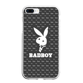 Чехол для iPhone 7Plus/8 Plus матовый с принтом BADBOY (плохой мальчик) в Санкт-Петербурге, Силикон | Область печати: задняя сторона чехла, без боковых панелей | Тематика изображения на принте: erotic | femdom | love | playboy | для влюбленных | любовь | плейбой | подарок любви | поцелуй | романтика | садо мазо | свидание | страсть | фемдом 