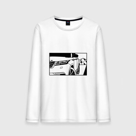 Мужской лонгслив хлопок с принтом Range Rover Evoque Черно-белый в Санкт-Петербурге, 100% хлопок |  | range rover evoque | горы | дорога | иллюстрация | колеса | машина | фары | черно белый