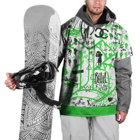 Накидка на куртку 3D с принтом Билли Айлиш в Санкт-Петербурге, 100% полиэстер |  | Тематика изображения на принте: be | billie | billie eilish | blohsh | ghoul | билли | билли айлиш