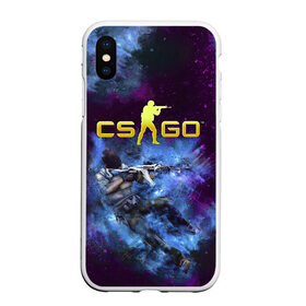 Чехол для iPhone XS Max матовый с принтом CS GO Blue smoke в Санкт-Петербурге, Силикон | Область печати: задняя сторона чехла, без боковых панелей | counter strike | cs go | дым | контра | кс го | синий