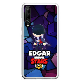 Чехол для Honor P30 с принтом BRAWL STARS EDGAR в Санкт-Петербурге, Силикон | Область печати: задняя сторона чехла, без боковых панелей | 8 bit | brawl stars | byron | colette | crow | edgar | gale | leon | max | mr.p | sally leon | shark | virus 8 bit | werewolf leon | акула | байрон | берли | бравл старс | ворон | коллет | макс | оборотень | эдгар