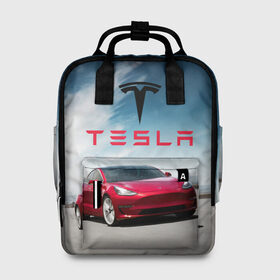 Женский рюкзак 3D с принтом Tesla Model 3 в Санкт-Петербурге, 100% полиэстер | лямки с регулируемой длиной, сверху ручки, чтобы рюкзак нести как сумку. Основное отделение закрывается на молнию, как и внешний карман. Внутри два дополнительных кармана, один из которых закрывается на молнию. По бокам два дополнительных кармашка, куда поместится маленькая бутылочка
 | 3 | america | auto | car | electric | elon | model | motors | musk | tesla | usa | vehicle | авто | америка | илон | маск | модель | сша | тесла | электромобиль