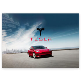 Поздравительная открытка с принтом Tesla Model 3 в Санкт-Петербурге, 100% бумага | плотность бумаги 280 г/м2, матовая, на обратной стороне линовка и место для марки
 | 3 | america | auto | car | electric | elon | model | motors | musk | tesla | usa | vehicle | авто | америка | илон | маск | модель | сша | тесла | электромобиль