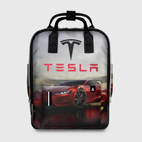 Женский рюкзак 3D с принтом Tesla Roadster в Санкт-Петербурге, 100% полиэстер | лямки с регулируемой длиной, сверху ручки, чтобы рюкзак нести как сумку. Основное отделение закрывается на молнию, как и внешний карман. Внутри два дополнительных кармана, один из которых закрывается на молнию. По бокам два дополнительных кармашка, куда поместится маленькая бутылочка
 | america | auto | car | electric | elon | motors | musk | roadster | tesla | usa | vehicle | авто | америка | илон | маск | модель | сша | тесла | электромобиль