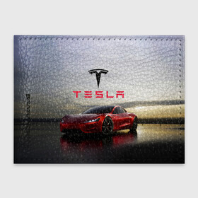 Обложка для студенческого билета с принтом Tesla Roadster в Санкт-Петербурге, натуральная кожа | Размер: 11*8 см; Печать на всей внешней стороне | america | auto | car | electric | elon | motors | musk | roadster | tesla | usa | vehicle | авто | америка | илон | маск | модель | сша | тесла | электромобиль