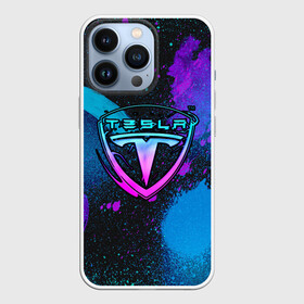 Чехол для iPhone 13 Pro с принтом TESLA NEON в Санкт-Петербурге,  |  | emblem tesla | neon tesla | tesla | tesla art | неоновая тесла | принты теслы | тесла | тесла арт | эмблема теслы