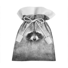 Подарочный 3D мешок с принтом Енот в Санкт-Петербурге, 100% полиэстер | Размер: 29*39 см | animal | raccoon | енот | животное | животные | зверь | хищник