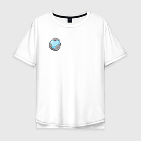 Мужская футболка хлопок Oversize с принтом Ламантин в Санкт-Петербурге, 100% хлопок | свободный крой, круглый ворот, “спинка” длиннее передней части | ламантин | любовь | мило | парная | сердечко | сердце