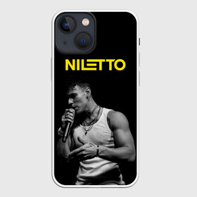 Чехол для iPhone 13 mini с принтом НИЛЕТТО в Санкт-Петербурге,  |  | niletto | pop | данил прытков | знаменитости | любимка | молодежные | музыка | нилетто | ноты | певец | подростковые | поп музыка | попса | русский певец | хит | шоу бизнес