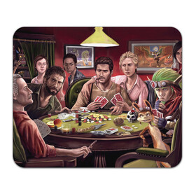 Коврик для мышки прямоугольный с принтом Naughty dog покер в Санкт-Петербурге, натуральный каучук | размер 230 х 185 мм; запечатка лицевой стороны | cards | ellyie | games | joel | nathan drake | naughty dog | nextgen | playstation 5 | poker | ps5 | the last of us | uncharted | zombie | анчартед | джоэл | зомби | игры | карты | некстген | одни из нас | плейстейшен 5 | покер | пс5 | собака | элли