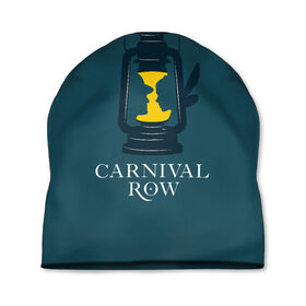 Шапка 3D с принтом Карнивал Роу - Carnival Row в Санкт-Петербурге, 100% полиэстер | универсальный размер, печать по всей поверхности изделия | carnival row | волшебный | исторический | карнивал роу | крылья | лампа | лого | логотип | подарок | сериал | сказка | фея | шляпа