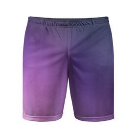 Мужские шорты спортивные с принтом северное сияние фиолетовый в Санкт-Петербурге,  |  | градиент | звезды | космос | небо | ночь | природа | пурпурный | север | северное сияние | сиреневый | фиолетовый