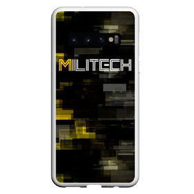 Чехол для Samsung Galaxy S10 с принтом MILITECH камуфляж Cyberpunk 2077 в Санкт-Петербурге, Силикон | Область печати: задняя сторона чехла, без боковых панелей | Тематика изображения на принте: cyberpunk 2077 | hacker | maelstrom | militech | quadra | samurai | sci fi | technology | trauma team | v | будущее | игра | иероглифы | киану ривз | кибер | киберпанк | киборг | киборги | корпорация | лого | милитек | панк | роботы | самурай | т