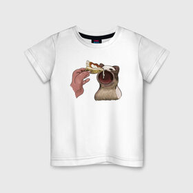 Детская футболка хлопок с принтом Pop Cat в Санкт-Петербурге, 100% хлопок | круглый вырез горловины, полуприлегающий силуэт, длина до линии бедер | art | cat | dj | eat | feed | goer | musician | party | pop | singer | арт | буп | диджей | кот | кошка | музыкант | певец | поп | тусовщик