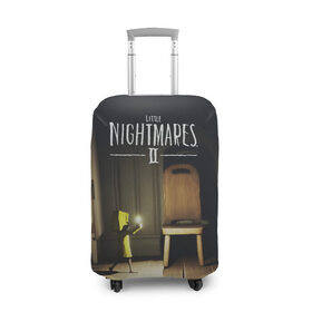 Чехол для чемодана 3D с принтом Little Nightmares 2 в Санкт-Петербурге, 86% полиэфир, 14% спандекс | двустороннее нанесение принта, прорези для ручек и колес | little nightmares | nightmares | игры | литл найтмейрс | моно | учительница