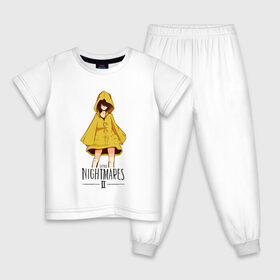 Детская пижама хлопок с принтом Little Nightmares 2 в Санкт-Петербурге, 100% хлопок |  брюки и футболка прямого кроя, без карманов, на брюках мягкая резинка на поясе и по низу штанин
 | little nightmares | игра | страшилка | страшная игра | ужас | хоррор