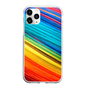 Чехол для iPhone 11 Pro Max матовый с принтом цветной мех диагональ в Санкт-Петербурге, Силикон |  | волокна | геометрия | диагональ | краски | мех | полоски | полосы | радуга | текстура | цвета | яркий