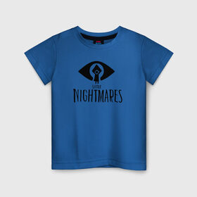 Детская футболка хлопок с принтом Little Nightmares в Санкт-Петербурге, 100% хлопок | круглый вырез горловины, полуприлегающий силуэт, длина до линии бедер | game | little | little nightmares | ln | nightmares | игра