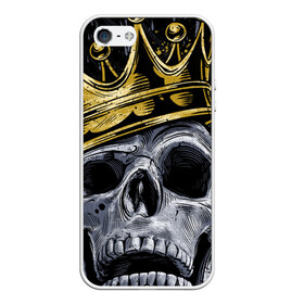 Чехол для iPhone 5/5S матовый с принтом Король скелетов в Санкт-Петербурге, Силикон | Область печати: задняя сторона чехла, без боковых панелей | 