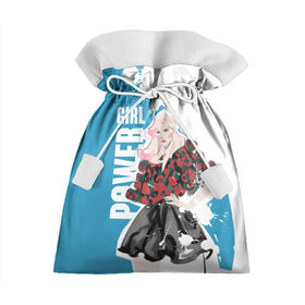 Подарочный 3D мешок с принтом Girl Power в Санкт-Петербурге, 100% полиэстер | Размер: 29*39 см | Тематика изображения на принте: 8 марта | girl power | бабушка | весна | гортензия | девочка | девушке | женская сила | женский | мама | подарок | тренд | феминизм | цветы