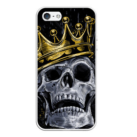 Чехол для iPhone 5/5S матовый с принтом Король скелетов в Санкт-Петербурге, Силикон | Область печати: задняя сторона чехла, без боковых панелей | классный | кофта | майка итд | модный | новый | футболка | яркий