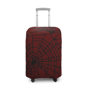 Чехол для чемодана 3D с принтом Crimson Web в Санкт-Петербурге, 86% полиэфир, 14% спандекс | двустороннее нанесение принта, прорези для ручек и колес | counter strike | crimson web | cs go | контр страйк | кримсон веб | кровавая паутина | нож кс го | скины | скины кс го