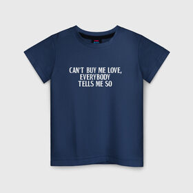 Детская футболка хлопок с принтом Can?t buy me love в Санкт-Петербурге, 100% хлопок | круглый вырез горловины, полуприлегающий силуэт, длина до линии бедер | beatles | the beatles | битлз | дедушка | дедушка романтик